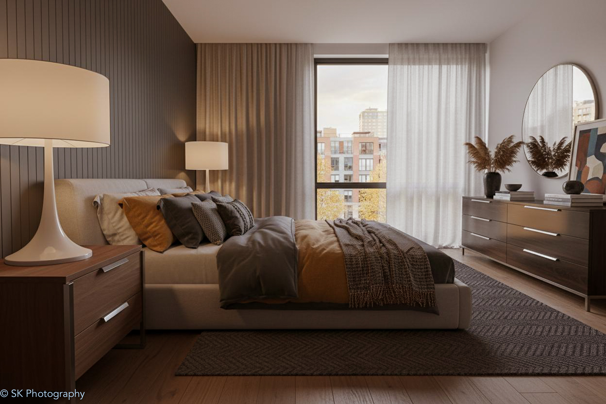 exterior of modern residential home real estate photographer Chapel Hill